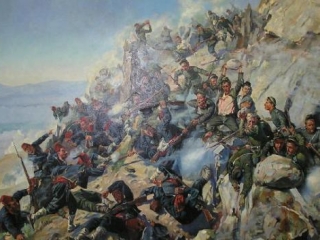 Бой мятежников с турецкой армией