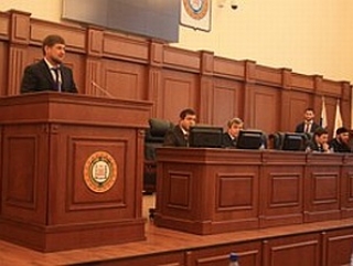 Выступление Рамзана Кадырова в чеченском парламенте
