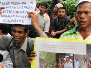 Протестующие мусульмане Мьянмы (Бирмы)