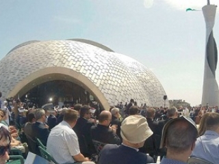 На церемонии открытия «адриатической мечети»