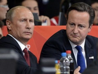 Владимир Путин и Дэвид Кэмерон