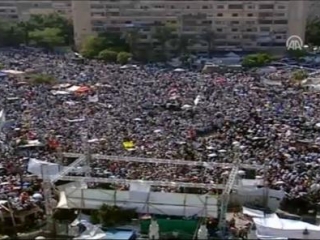 Митинг на площади «Рабиатуль Адавия»