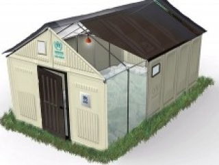 Модульный домик для беженцев
