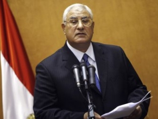 Временный президент Египта Адли Мансур
