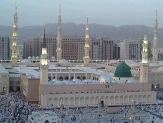 Медина. Вид на мечеть Пророка