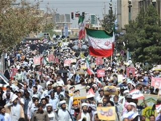 Демонстрация в честь «дня аль-Кудс» в Тегеране