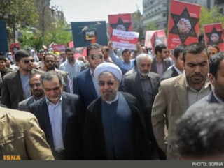 Демонстрация посвященная дню «Аль-Кудс» в Тегеране