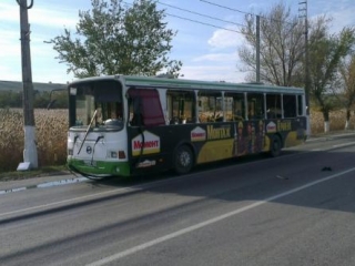 Взорванный в Волгограде пассажирский автобус