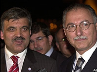 Президент Турции Абдулла Гюль с генсеком ОИС д-ром Ихсаноглу