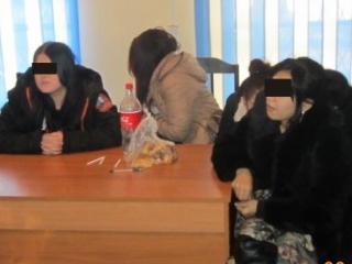 Задержанные работницы притонов Бишкека