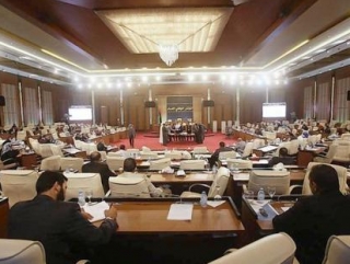 В зале заседаний Всеобщего национального совета Ливии