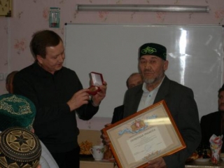 Награждение Мансура Галимова