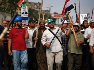 Сторонники Мухаммада Мурси на улицах Каира