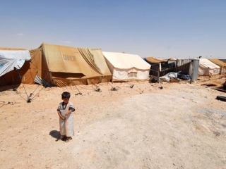 Лагерь палестинских беженцев ат-Танф на сирийско-иракской границе