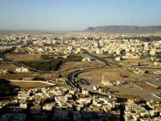 Вид на лучезарную Медину с горы Ухуд