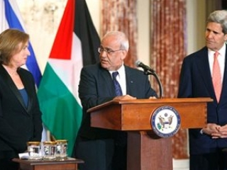 Участники палестино-израильских переговоров