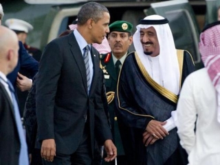 Наследный принц СА встретил Барака Обаму в аэропорту Эр-Рияда