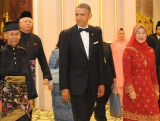 Барак Обама во время визита в Малайзию