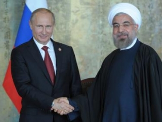 Владимир Путин и Хасан Рухани