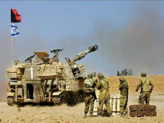 Израильские военнослужащие на границе с сектором Газа