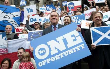 Сторонники независимости Шотландии  (Фото: Reuters)