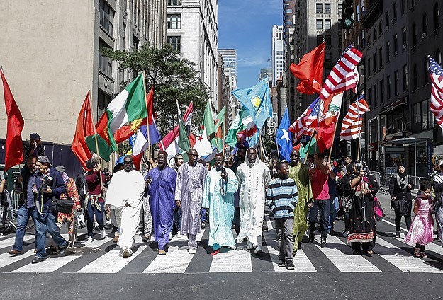 В Нью-Йорке состоялось традиционное шествие в честь Дня мусульман