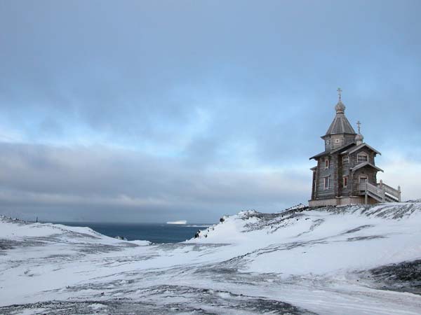 Одна из церквей в Антарктиде 