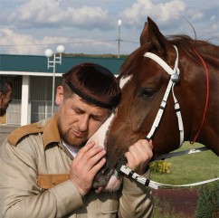 Рамзан Кадыров со своим скакуном 