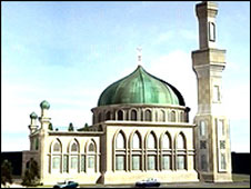 Графическое изображение будущей мечети