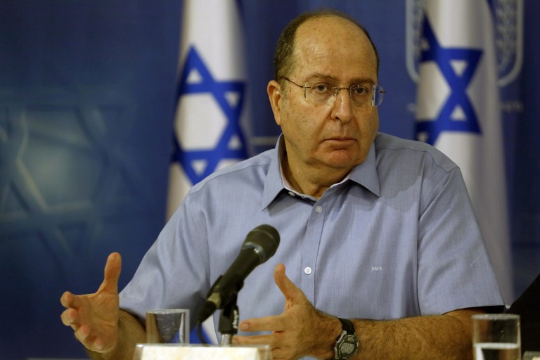 Глава Минобороны Израиля Моше Яалон