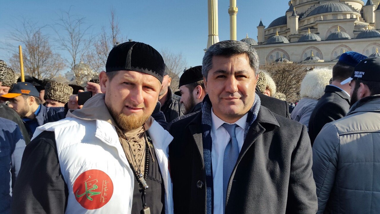 Лидера Партии  исламского возрождения Мухиддина Кабири поприветствовал глава Чечни Рамзан Кадыров