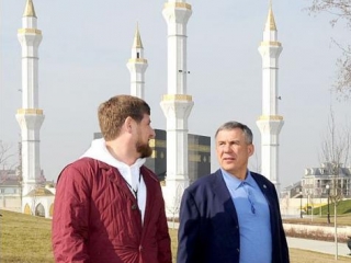 Рустам Минниханов и Рамзан Кадыров в Грозном