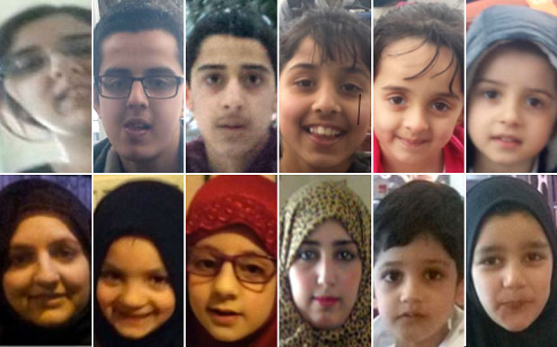 Семья из 12 человек, бежавшая в Сирию
