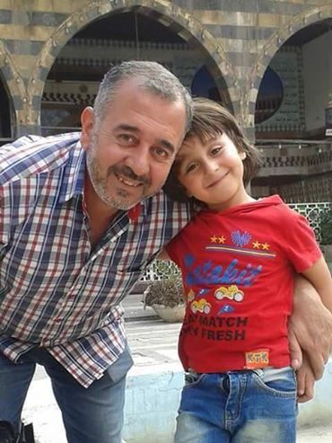 Сирийский тренер с сыном