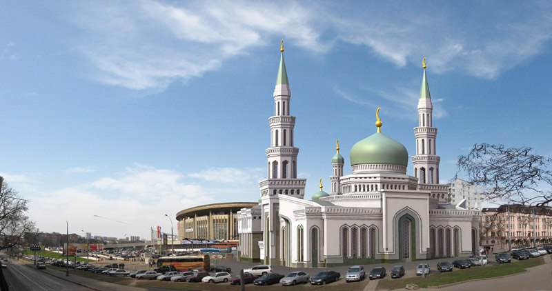 Соборная мечеть Москвы - одна из крупнейших в России