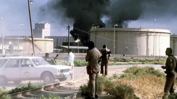 Захваченное ИГИЛ нефтехранилище в Сирии