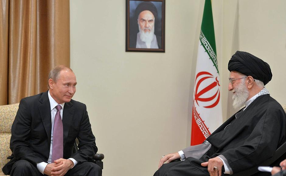 Лидеры России и Ирана. Фото: пресс-служба Кремля