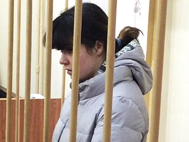 Варвара Караулова на скамье подсудимых