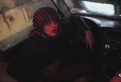 Абу Амара в бронированном и начиненном взрывчаткой автомобиле