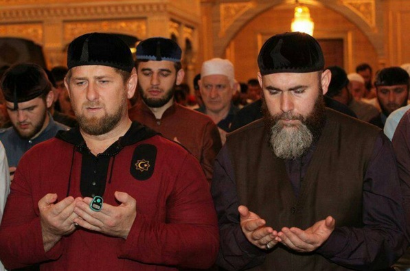 Глава Чечни Рамзан Кадыров и муфтий Салах Межиев