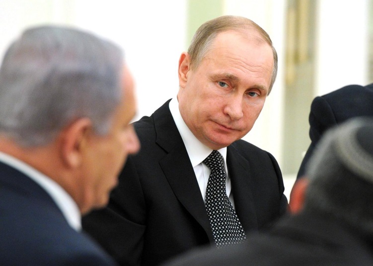 Президент Владимир Путин на встрече с премьер-министром Израиля (Фото: пресс-служба Кремля)