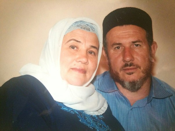 Рабига Зарипова с мужем