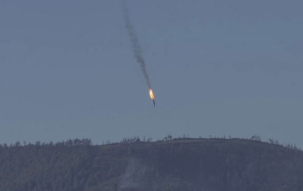 Падение российского самолета, сбитого на сирийско-турецкой границе