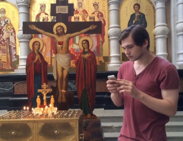 Руслан Соколовский пришел в церковь для встречи с покемоном