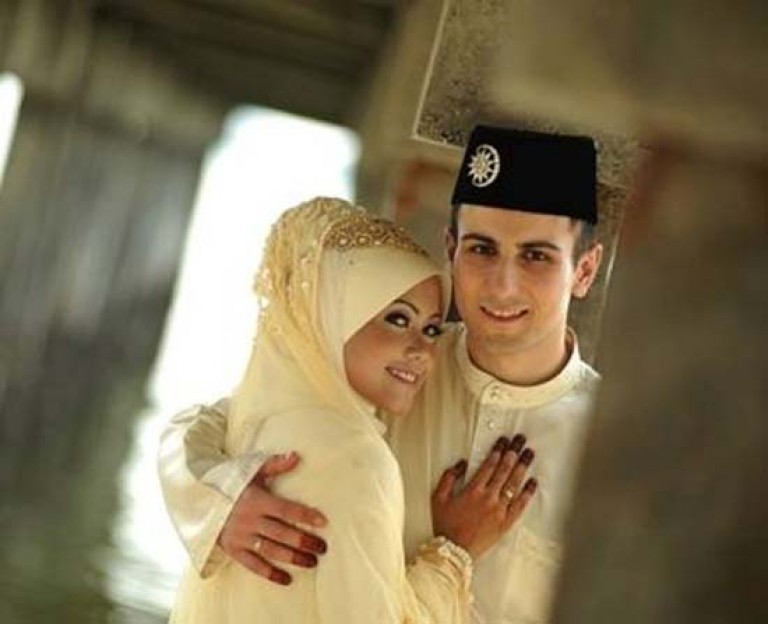 Картинка мусульманский муж и жена