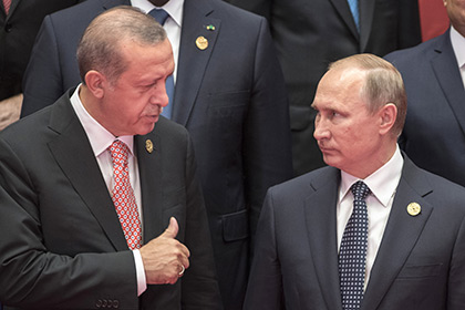 Реджеп Тайип Эрдоган и Владимир Путин Фото: Сергей Гунеев / РИА Новости