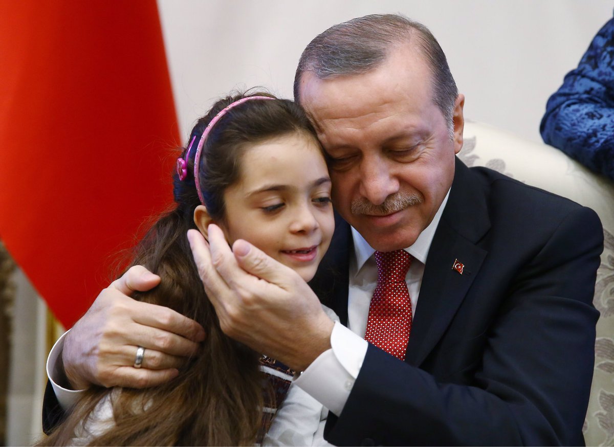 Бана Алабед с президентом Турции
