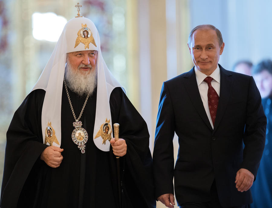 Патриарх Кирилл и президент Путин - два главных сторонника «духовных скреп»