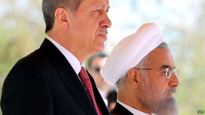 Президенты Турции и Ирана (Фото: AFP)