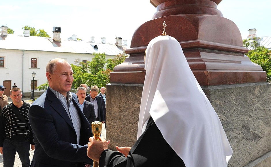 Президент Владимир Путин 11 июля прибыл на остров Валаам. Пресс-служба Президента России